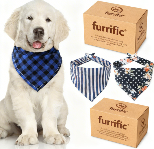 furrific® Messy Muncher Dog Bib: Waterproof Food-Fight Shield for Mealtime Warriors (No More Slobber Stains!)