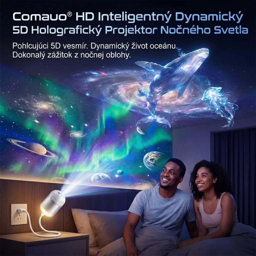 Projektor nočného svetla Comauo® - 5D inteligentný dynamický holografický projektor